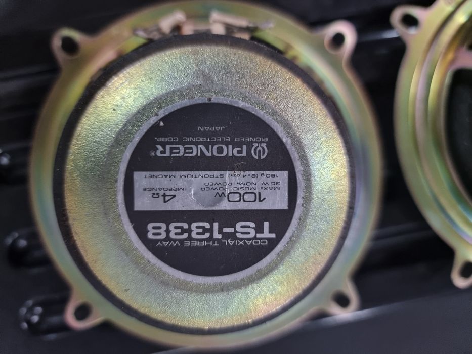 Colunas carro 13cm pionner 3 vias