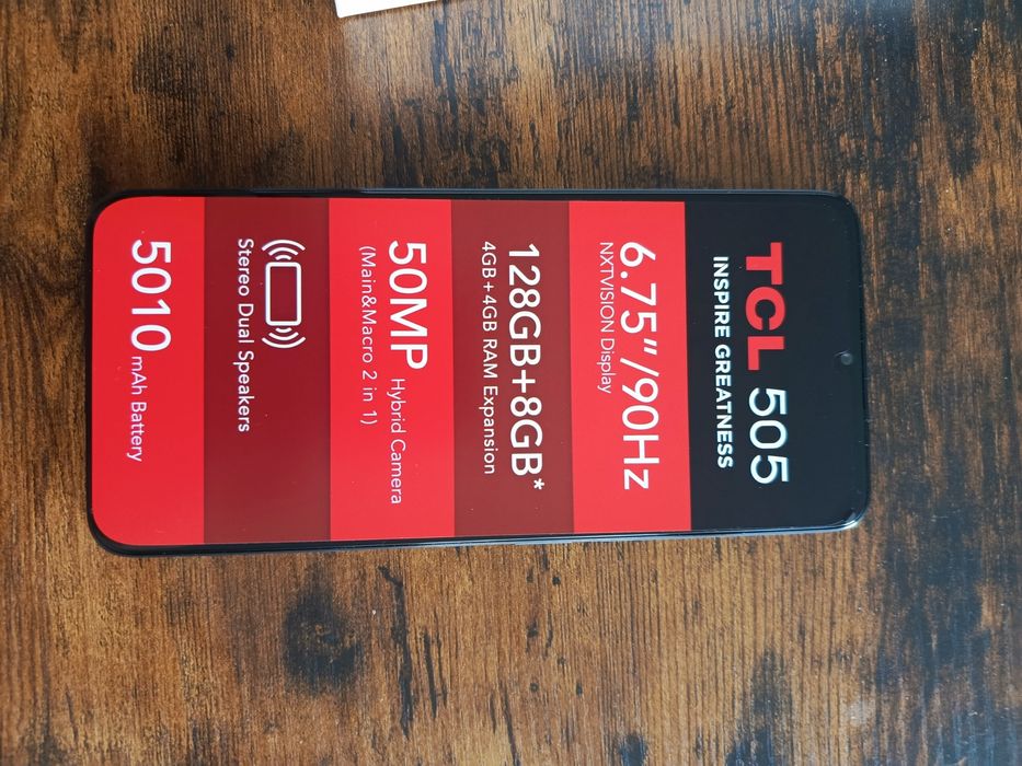 Telefon tcl 505 nowy