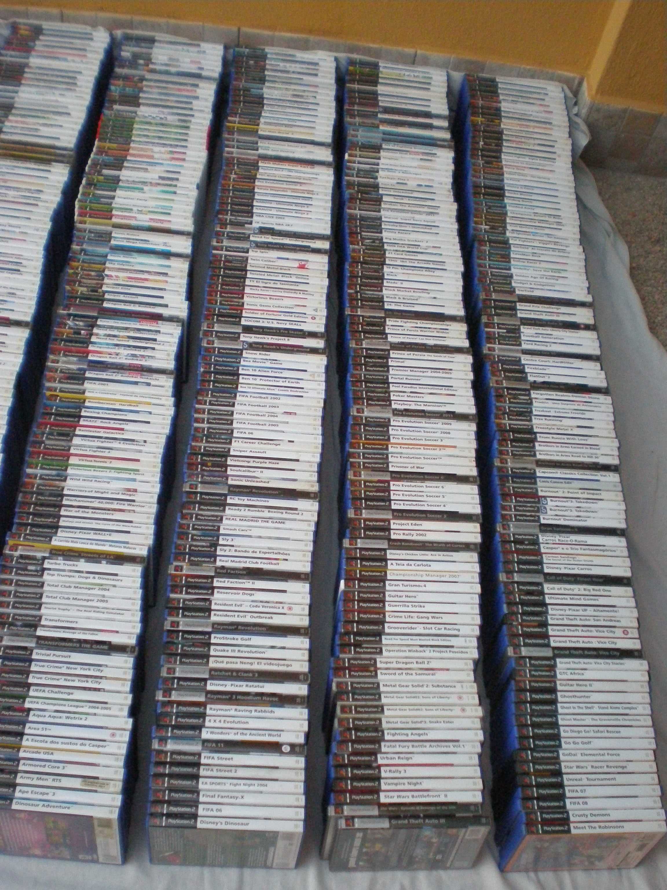 PS2 - mais de 500 jogos todos com caixa