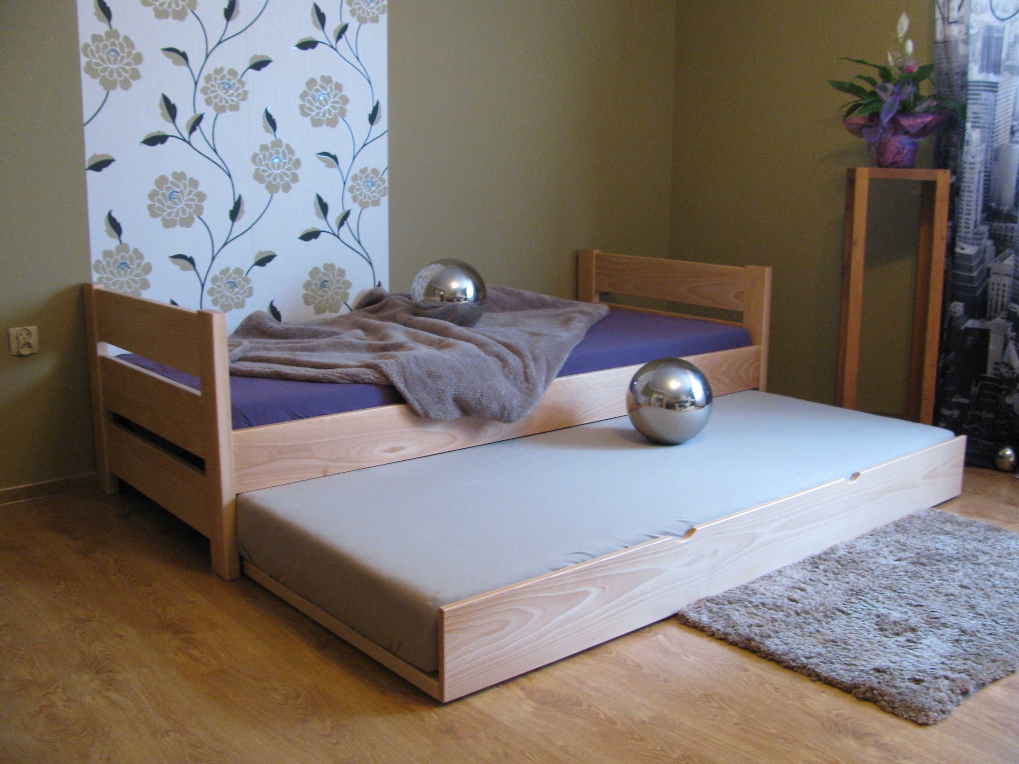 Bukowe łóżko drewniane 100% lity buk PRODUCENT MASYWNE