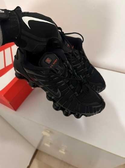 Nike Shox TL Black Max Oranger.43