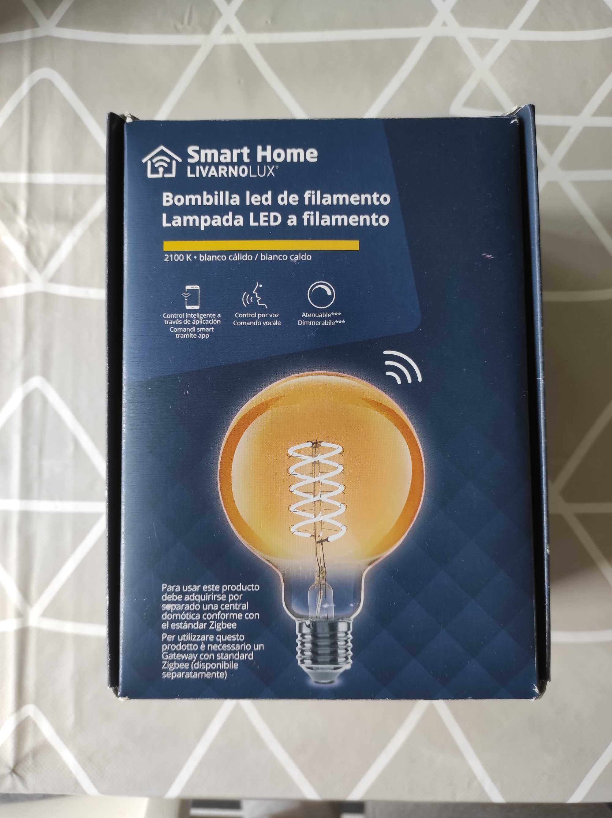 Lâmpada Inteligente Filamento LED