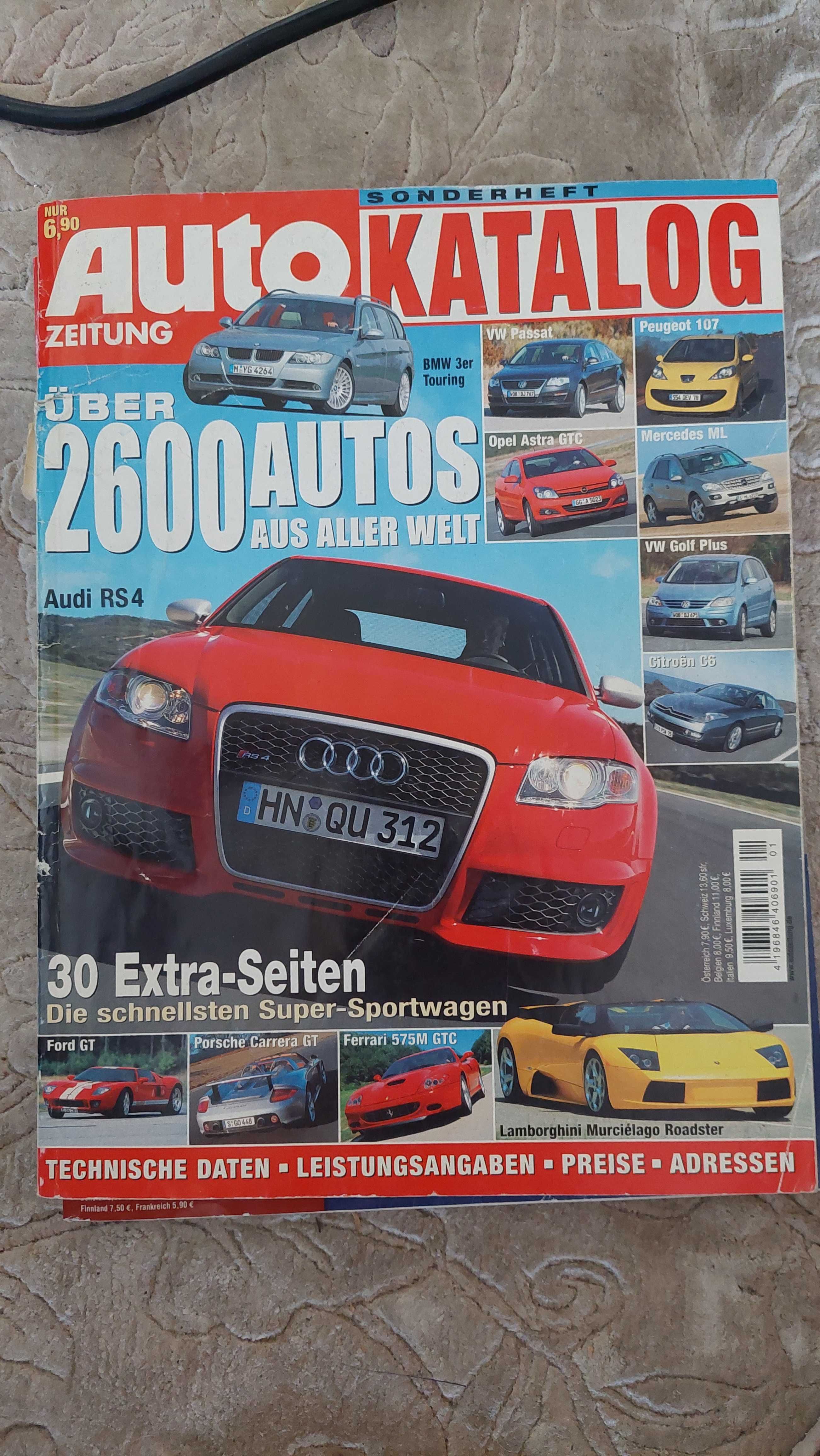 Auto zeitung katalog 2005 czasopismo niemieckie