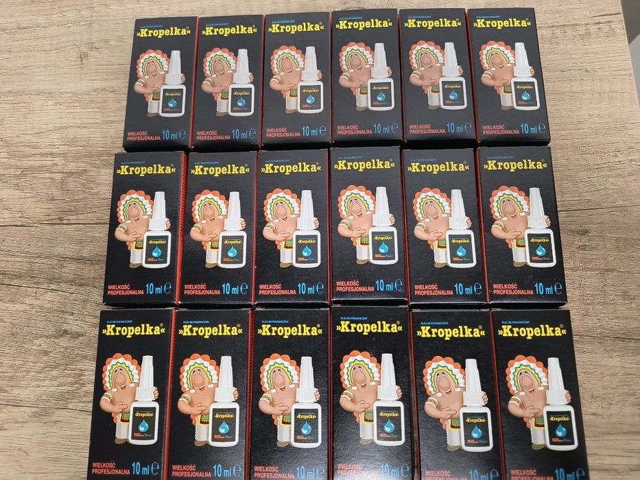 Klej kropelka 10 ml duże opakowanie