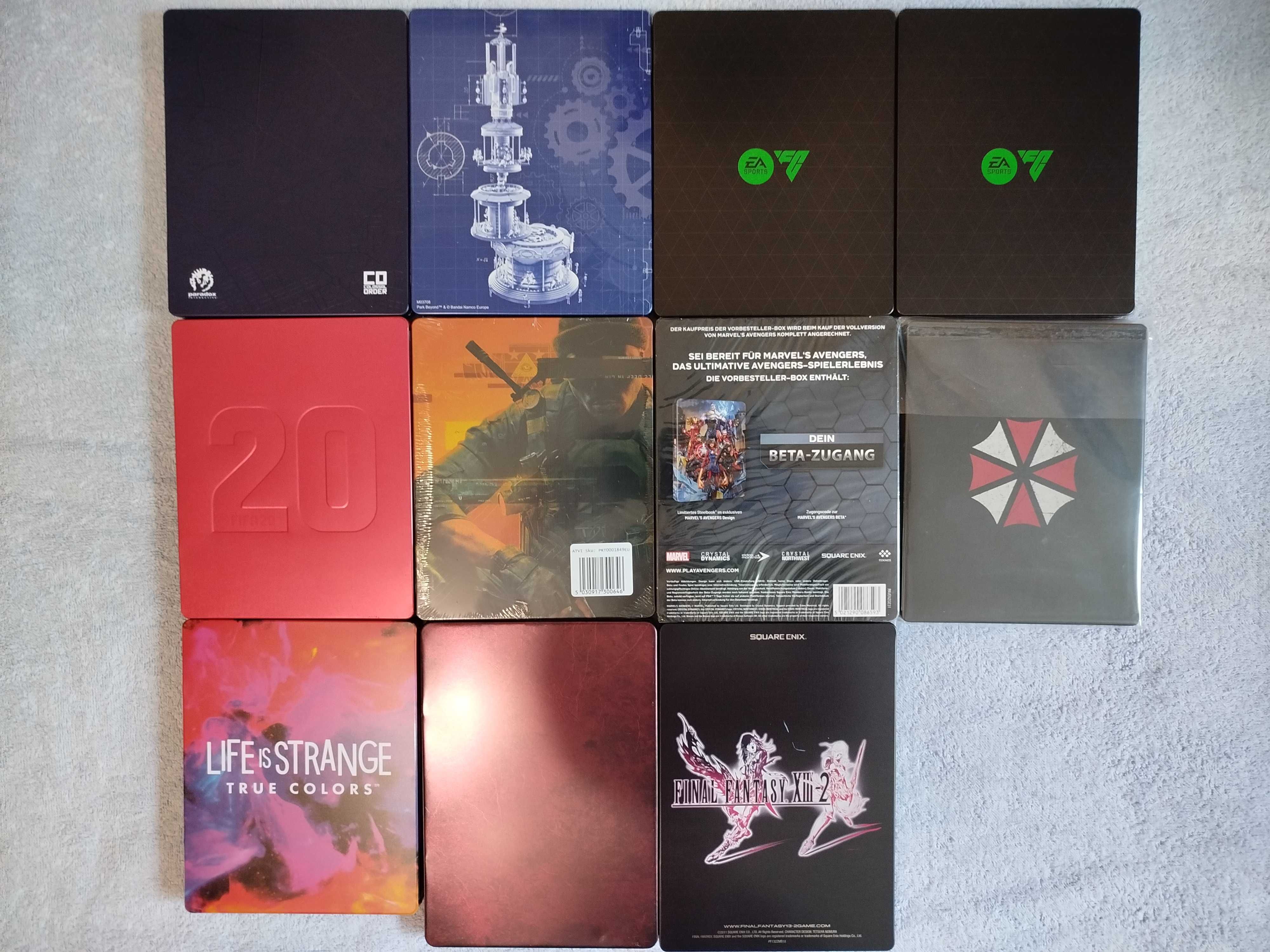 Стілбуки FC25, Marvel's Avengers, Resident Evil 2, Final Fantasy 13-2