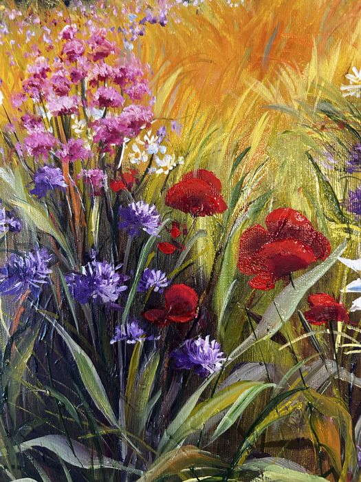 Картина олією Літо