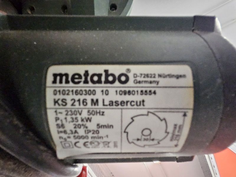 Ukośnica Metabo KS 216 M Lasercut