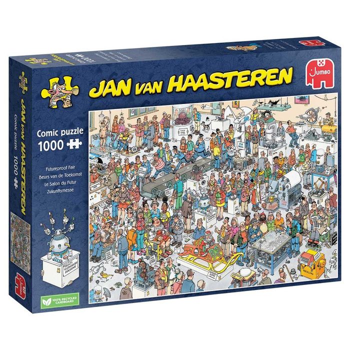 Puzzle Jumbo Jan van Haasteren 1000 elementów Puzzle Targi przyszłości