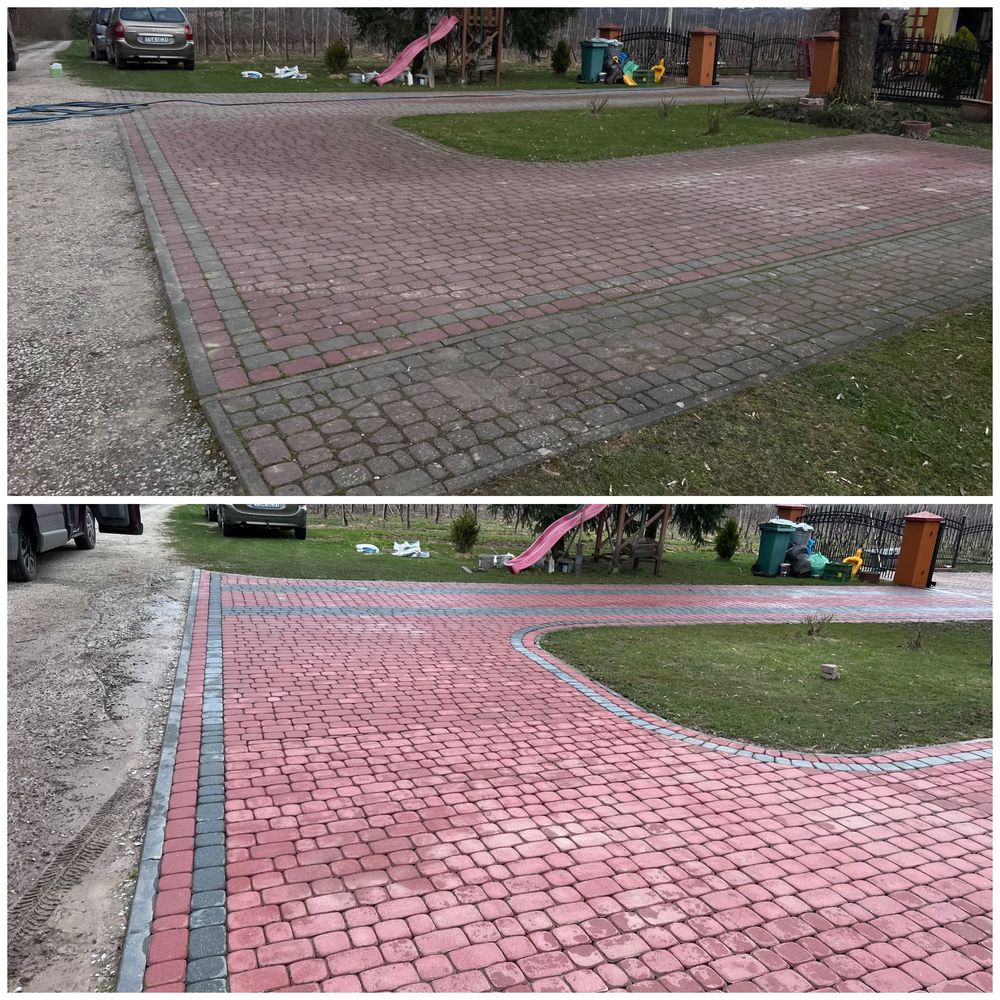 Mycie i czyszczenie kostki brukowej mycie elewacji malowanie dachów