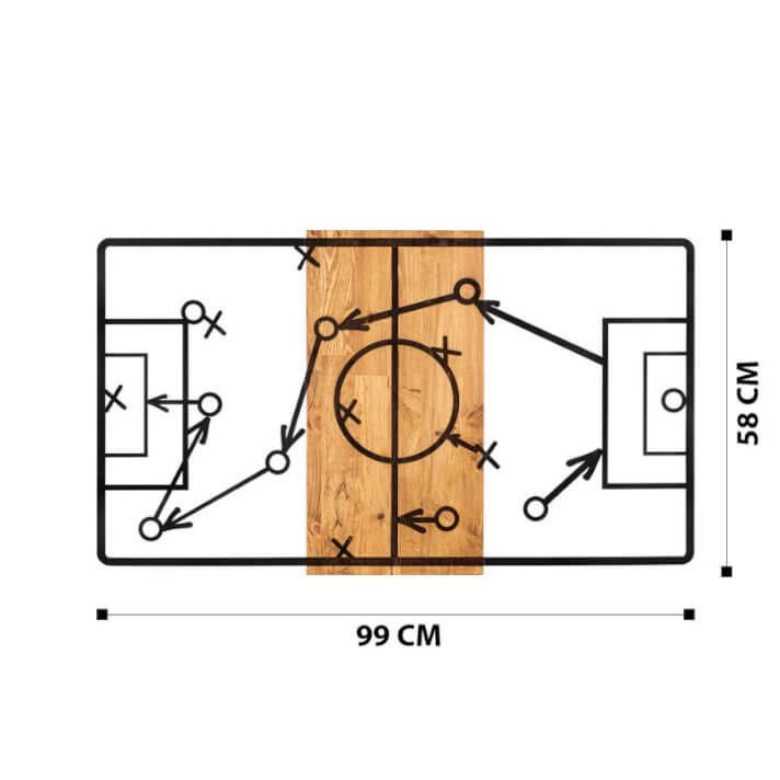 Campo de Futebol - Decoração para parede (novo e embalado)