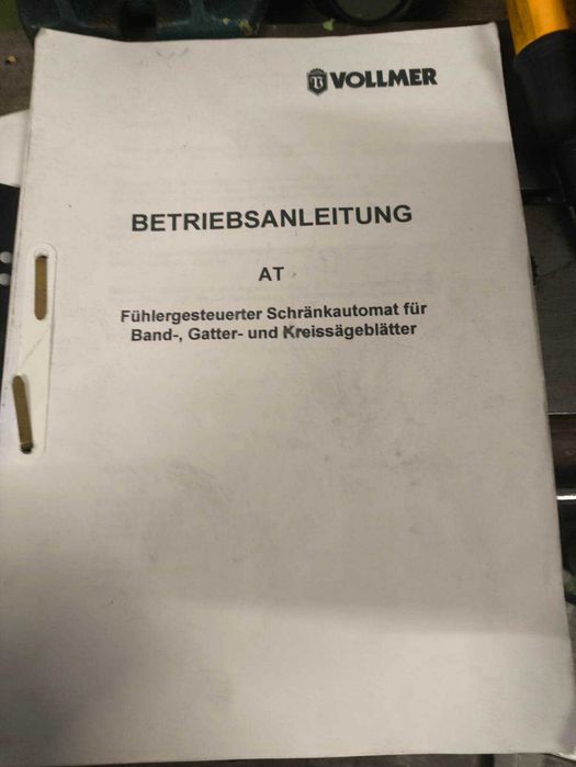 Rozwierak Vollmer At do pił trakowych