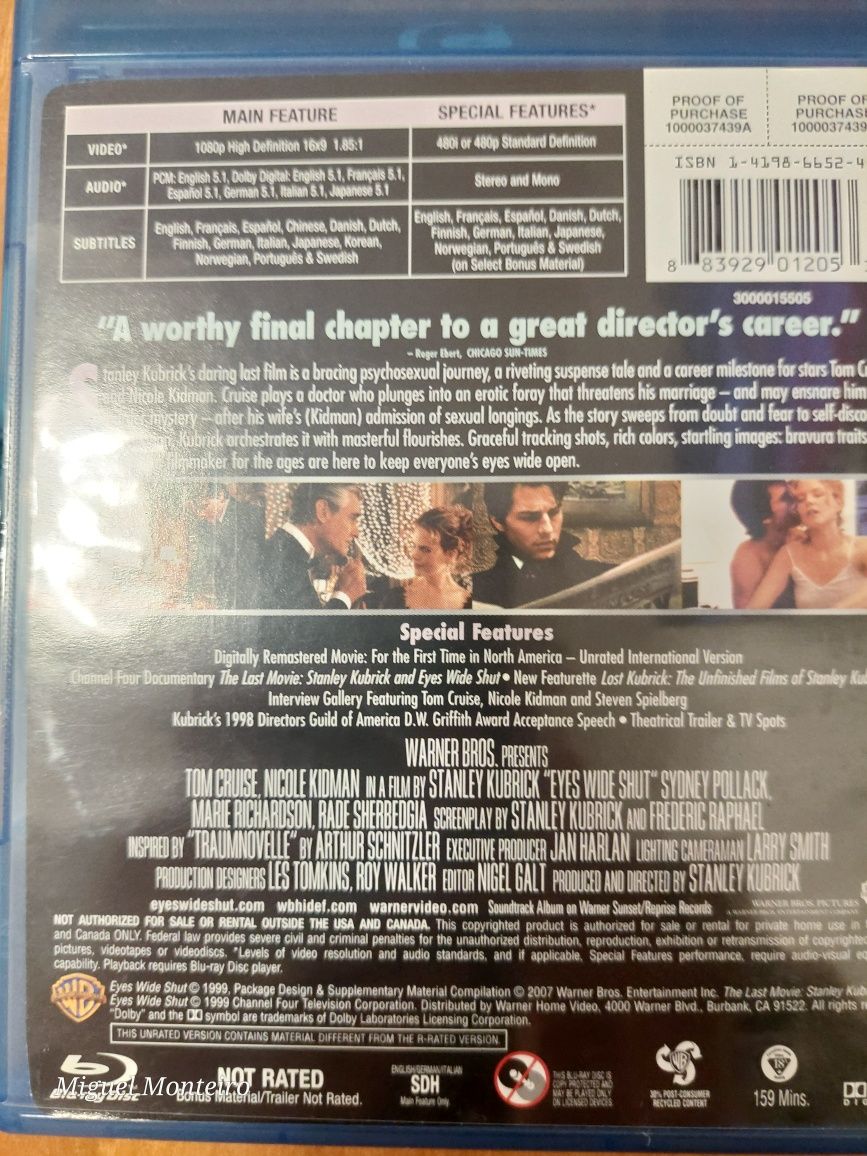 Blu Ray Eyes Wide Shut