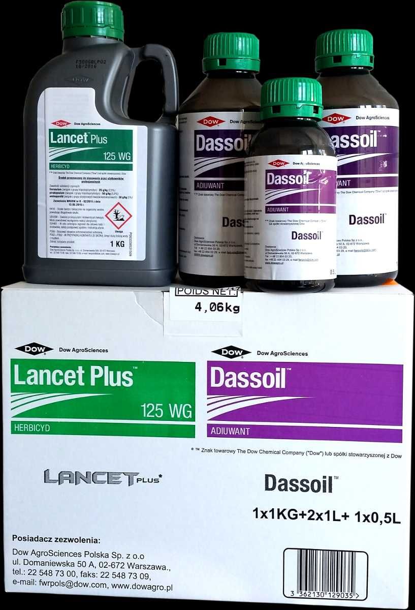 Lancet Plus 125 WG 1 kg+DASOIL - 5 Hektarów !