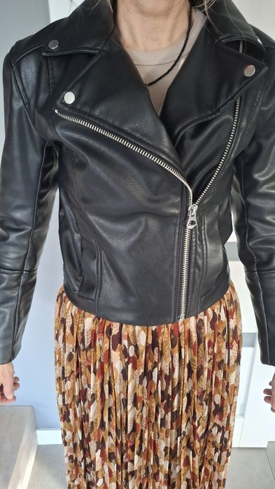 Kurtka czarna ramoneska