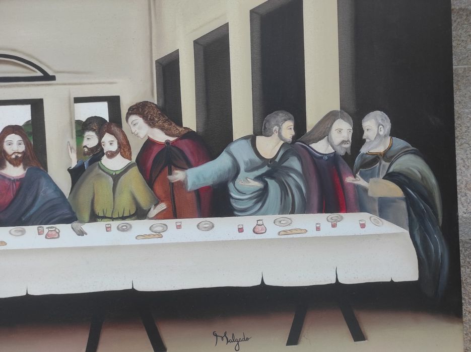 Tela última ceia 12 apóstolos