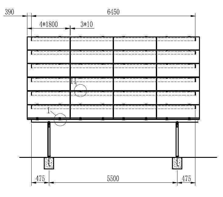 Konstrukcja typu CARPORT 6x4 fotowoltaika