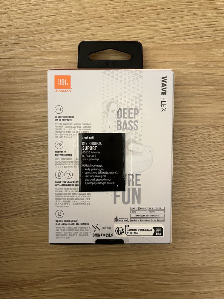 Nowe słuchawki JBL Wave Flex