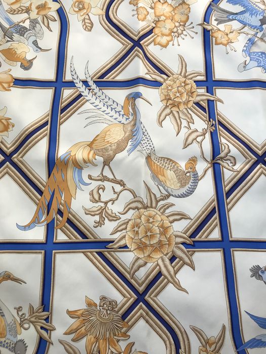 HERMES PARIS CARAIBES люксовый шелковый платок оригинал