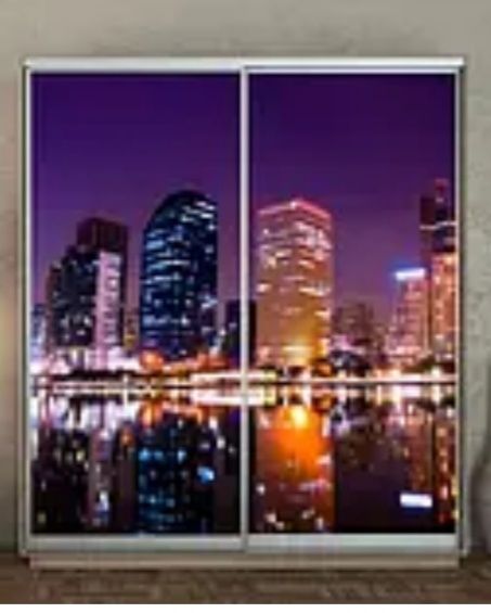 Шкаф купе з фотодруком "Нічне місто"