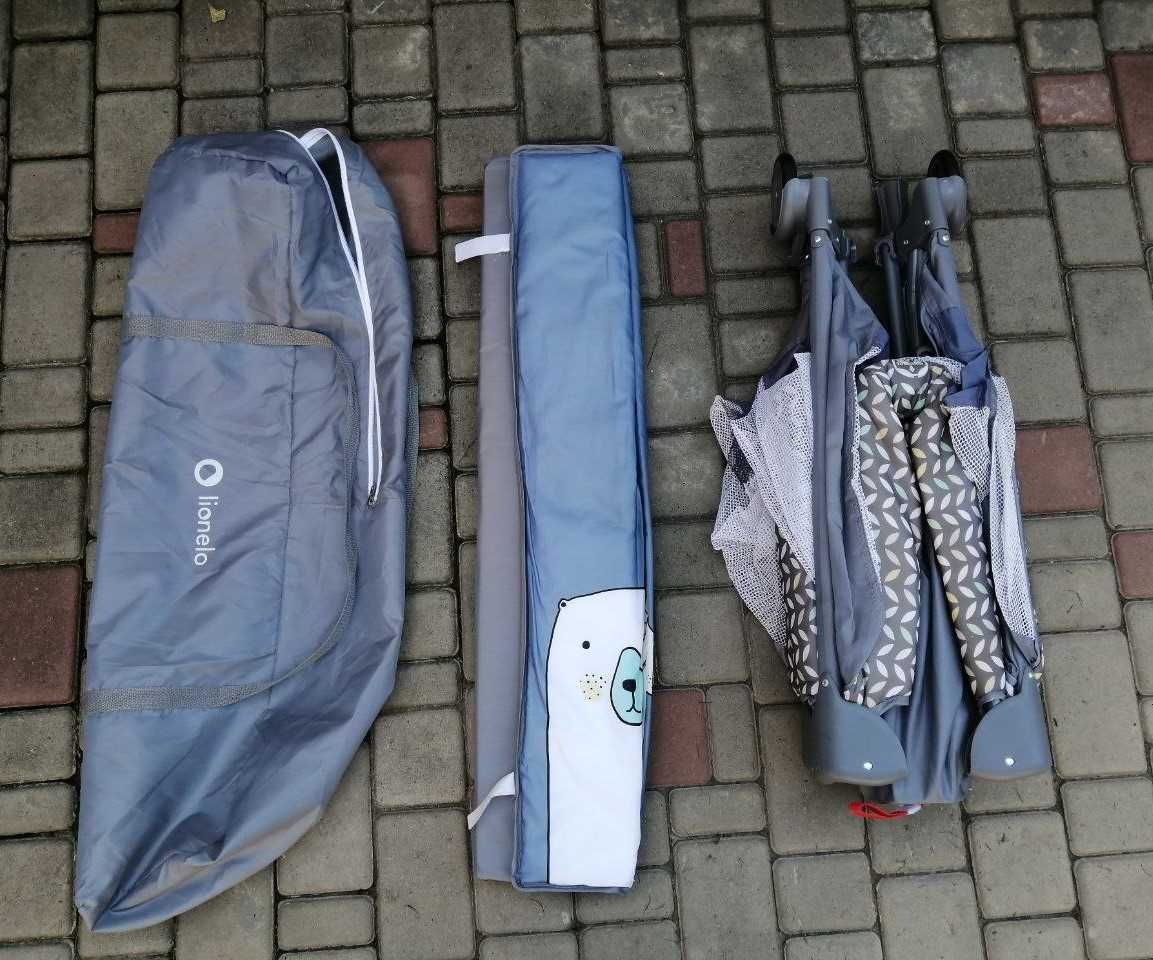 Манеж классический Lionelo Sofie Grey Scandi