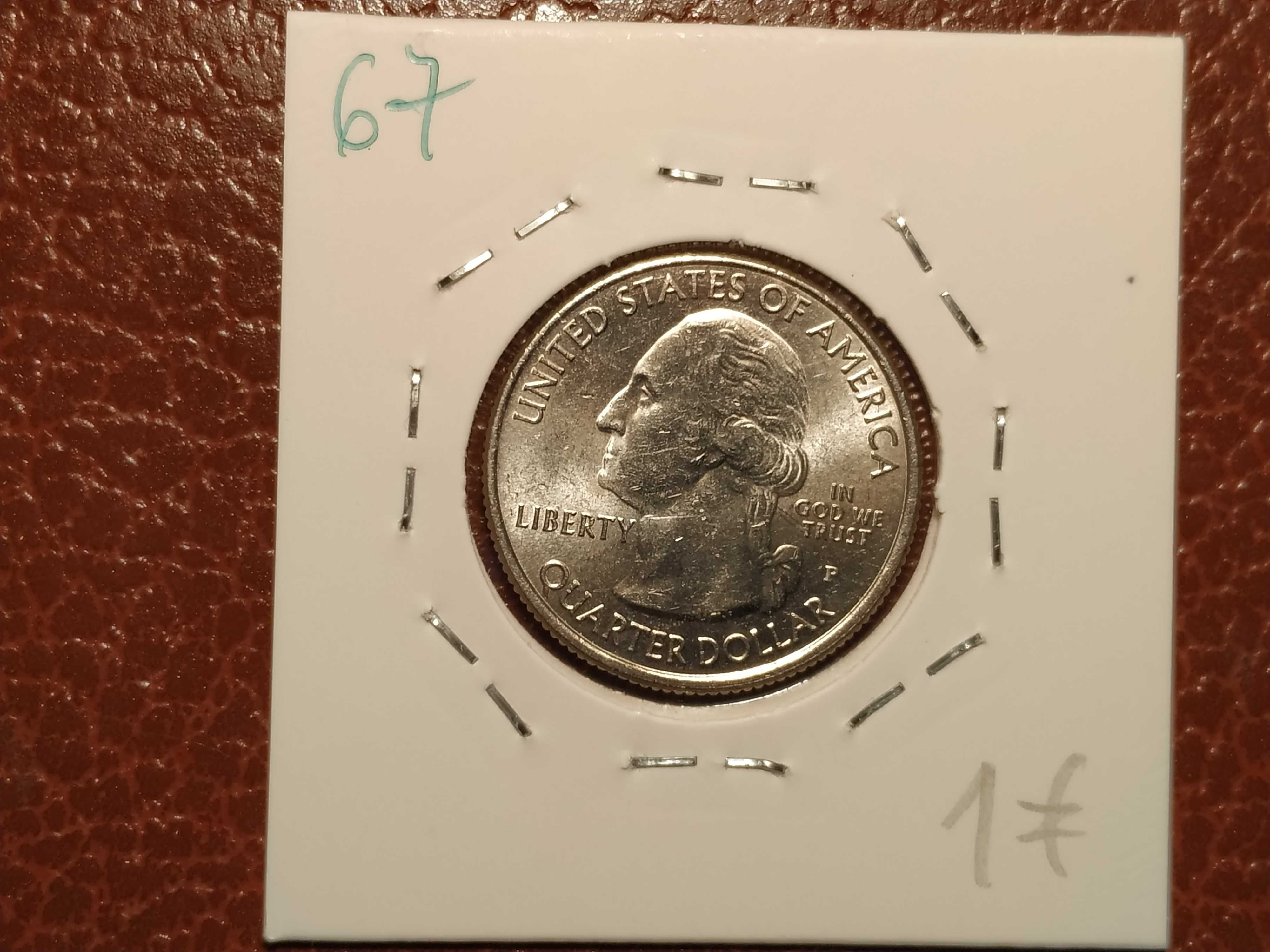 67 EUA - moeda de 1/4 de dólar de 2016 P (Harpers Ferry)