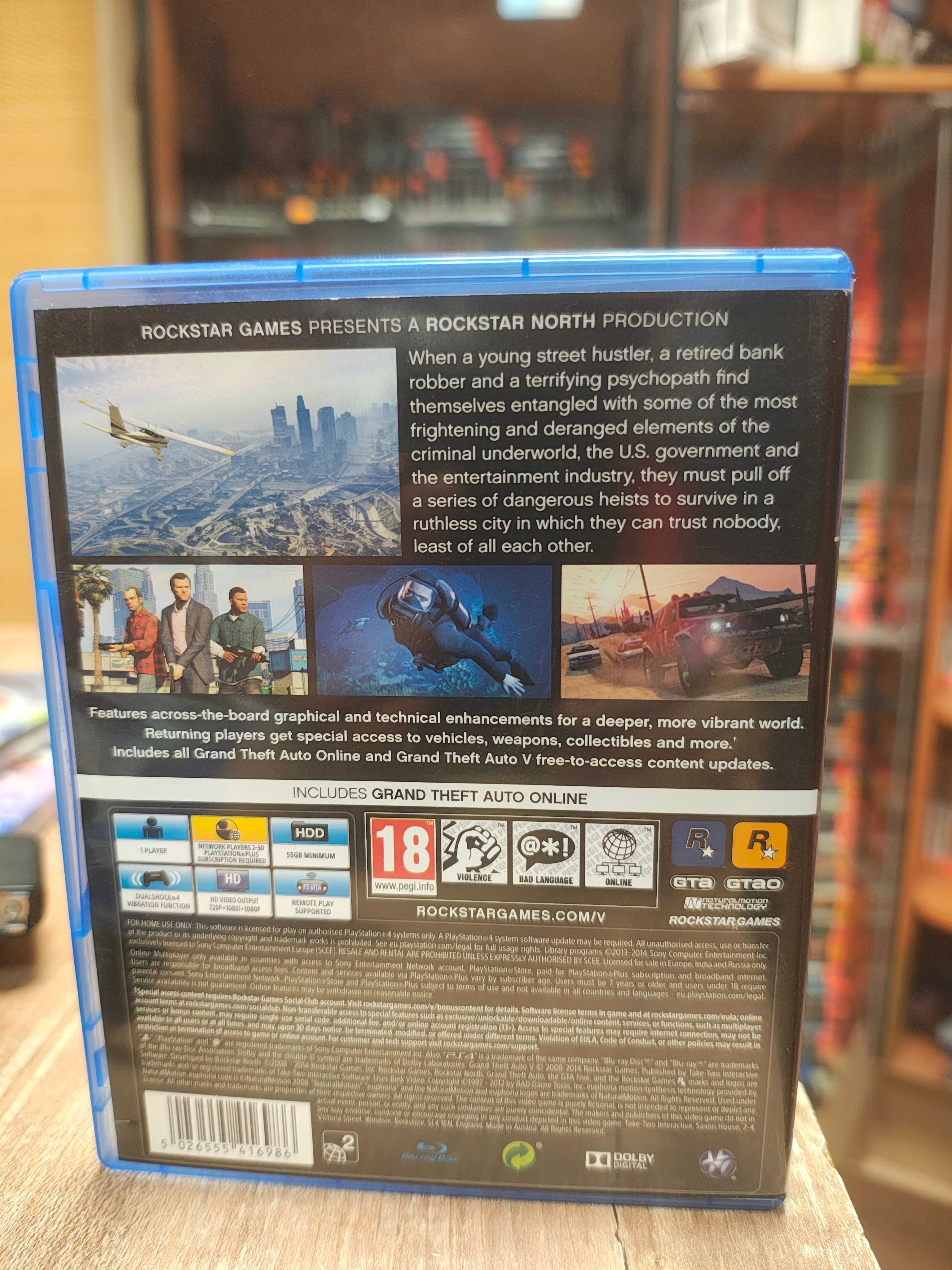 Grand Theft Auto V PS4, Wysyłka Wymiana