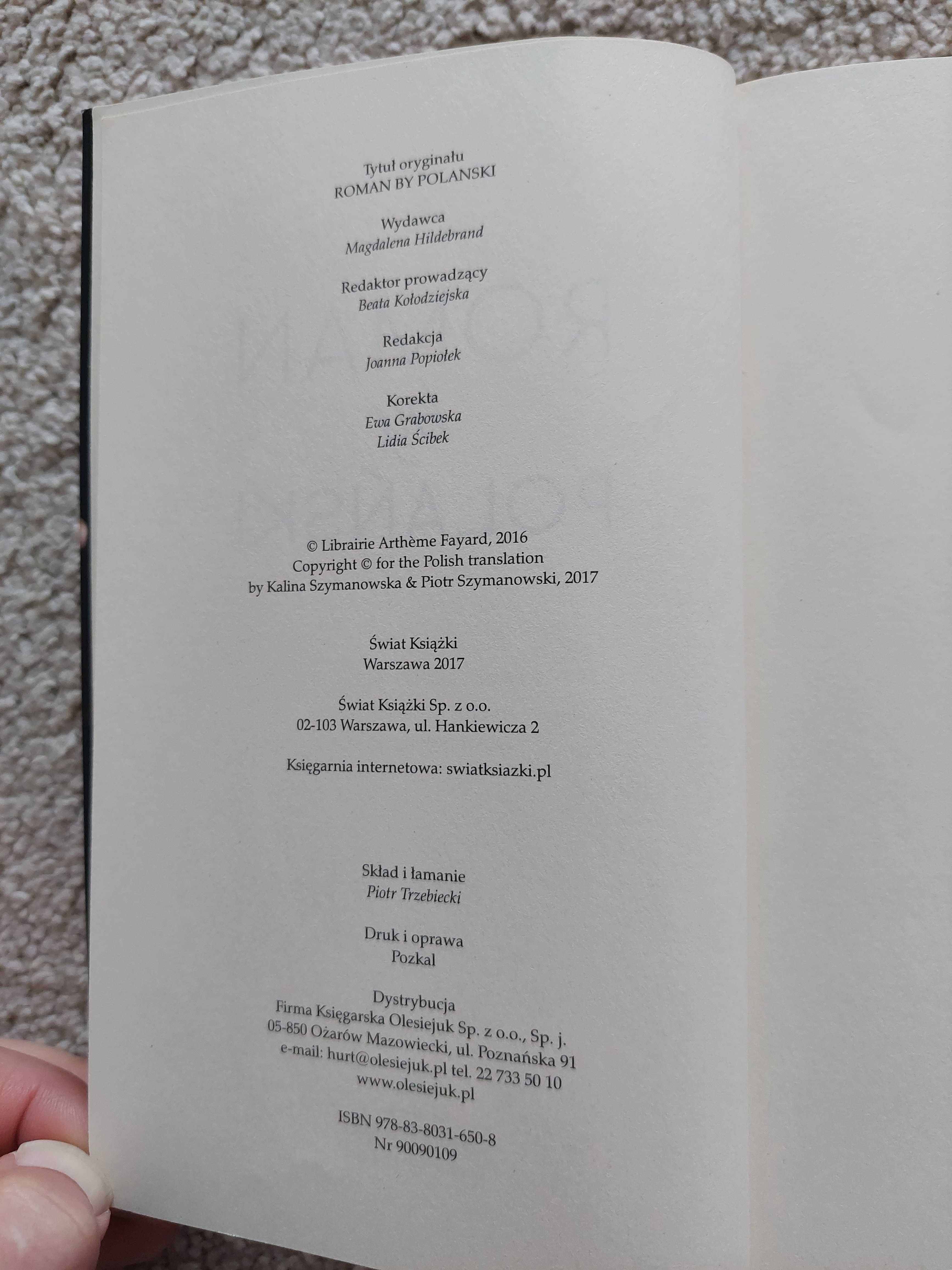 Książka Roman by Polański, biografia,odbiór Śląsk