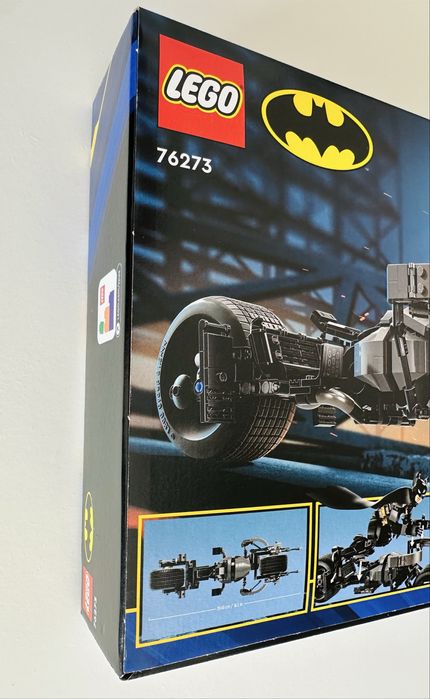 Figura construção LEGO Batman e Mota Bat-Pod selado c/ fatura