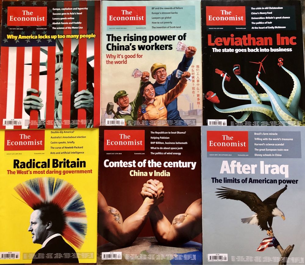 The Economist Lote de 40 revistas