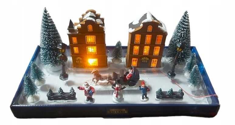 Wioska świąteczna Magic Village  Z OŚWIETLENIEM LED