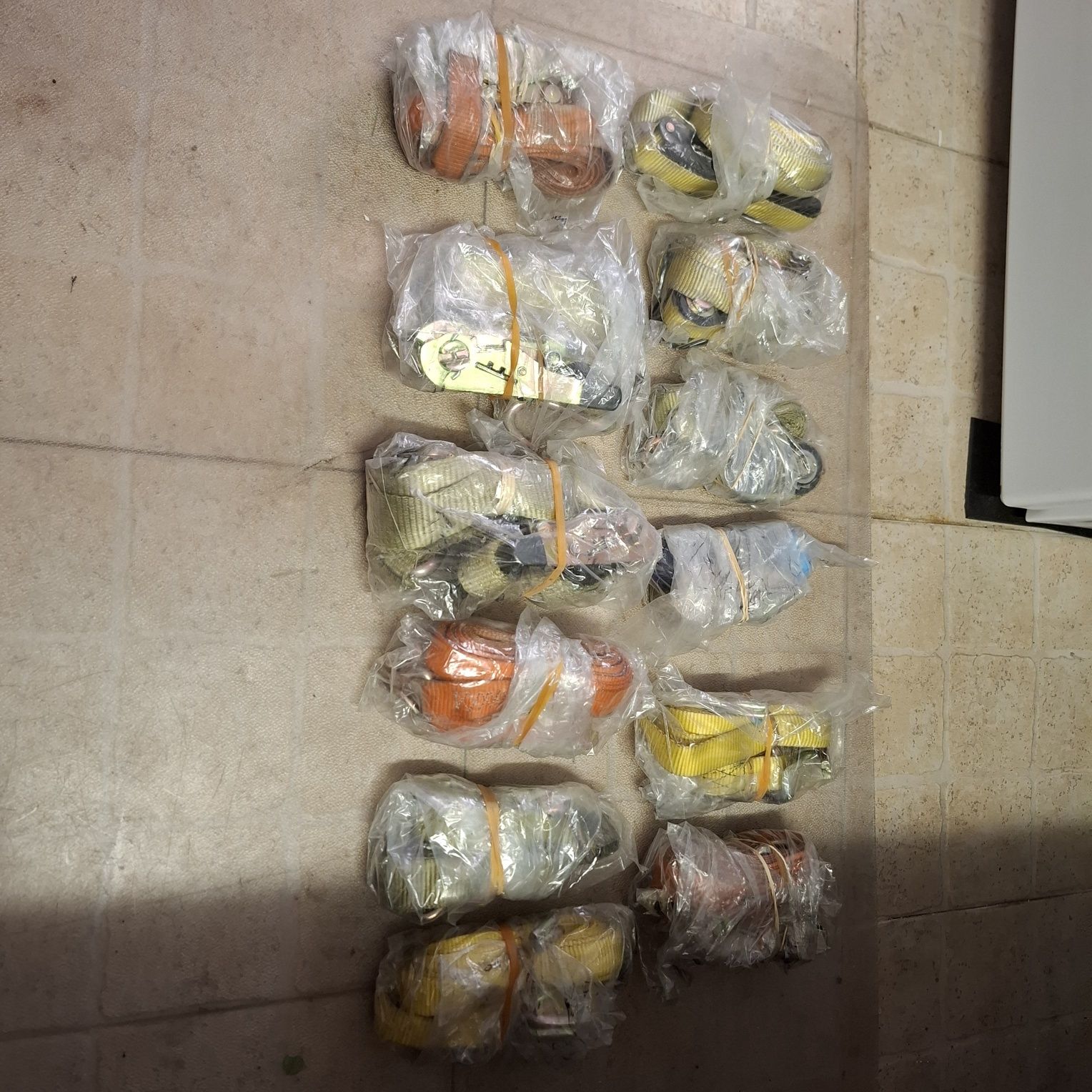 12 pares de cintas com roquete