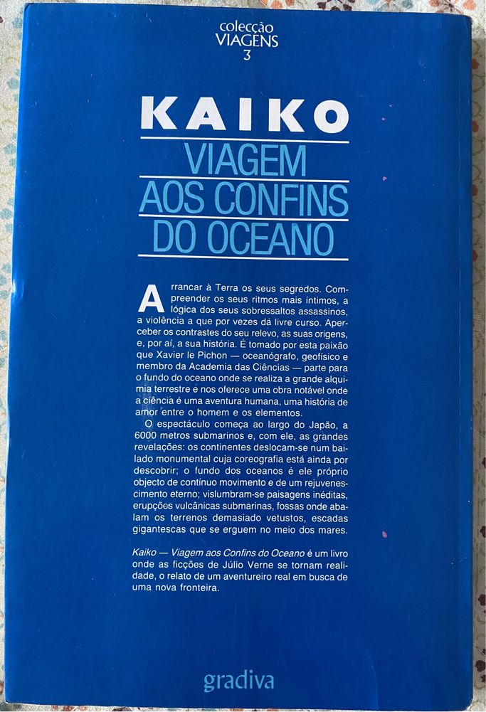 Livro “Viagem aos confins do oceano”