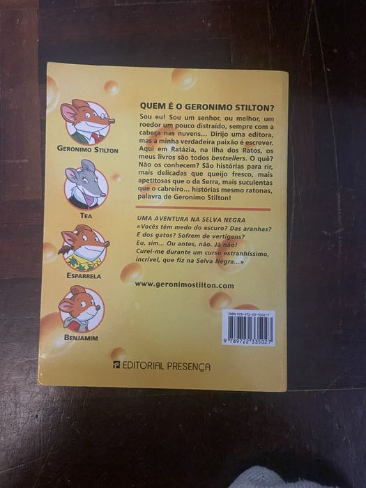 Livro Geronimo Stilton - Uma Aventura na Selva Negra