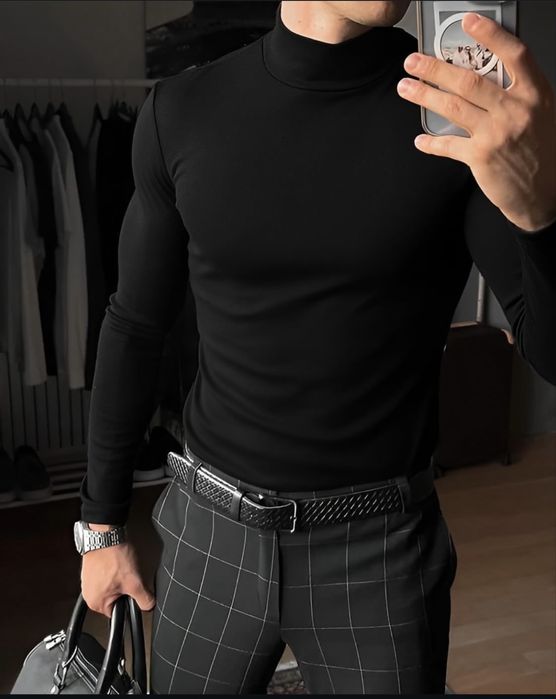 Гольф чоловічий Водолазка чоловіча Класичний гольф