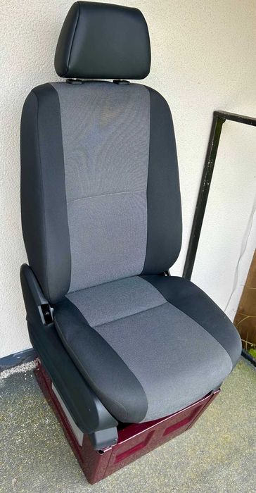 Fotel pasażera VW Crafter, Mercedes Sprinter pojedynczy z podstawą