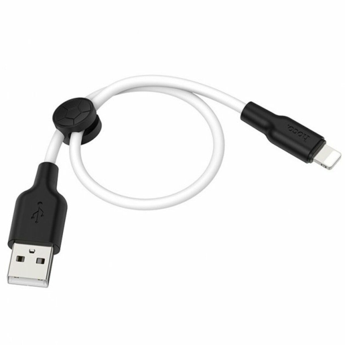 Кабель Айфон для Power Bank Швидка Зарядка USB-iP 25см Hoco X21 Plus