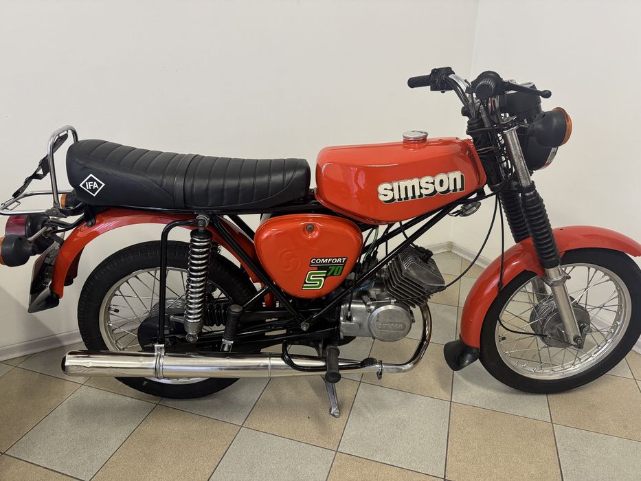 Simson S70 Comfort, DDR !!! Oryginał !!! Stan kolekcjonerski !!!