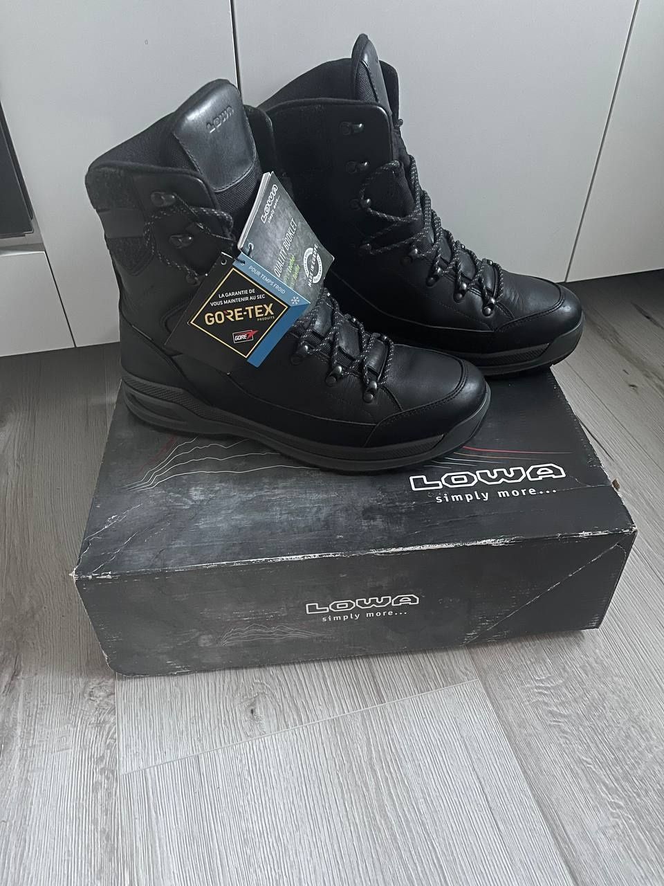 Черевики Зимові тактичні "LOWA RENEGADE EVO ICE GTX®" Black
