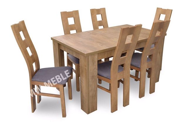 Stół + 6 Krzeseł Prosto Od Producenta! DOSTAWA