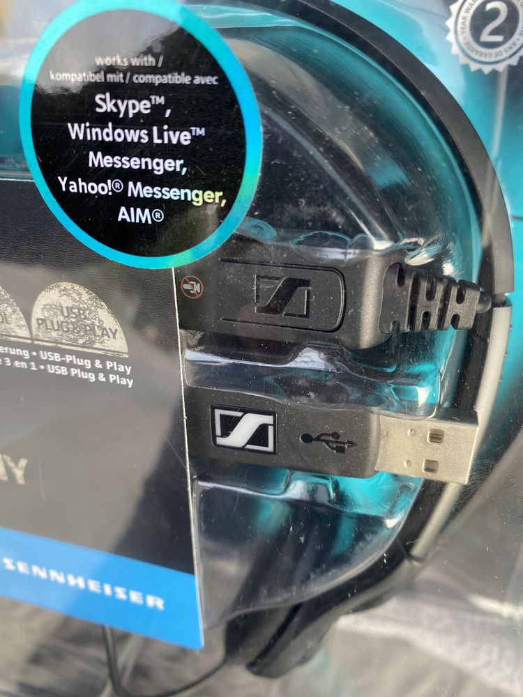 Słuchawki nauszne USB do VOIP Sennheiser PC 26 CALL CONTROL
