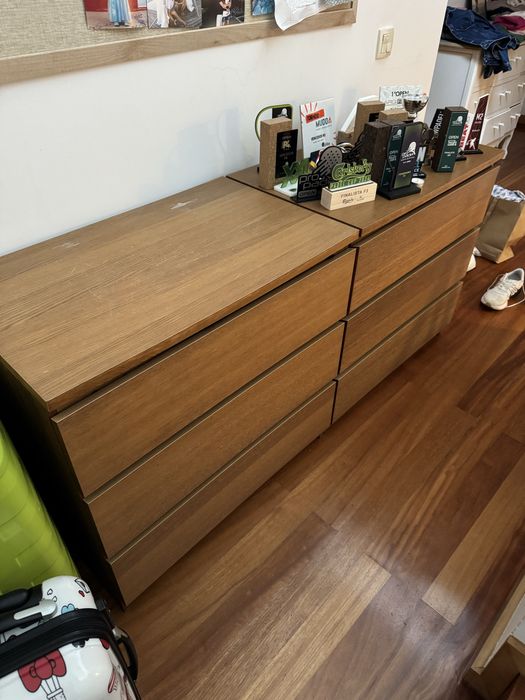 Cómodas MALM 3 gavetas