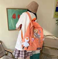 Школьный Рюкзак Цвет Оранжевый -подростковый Городской молодежный