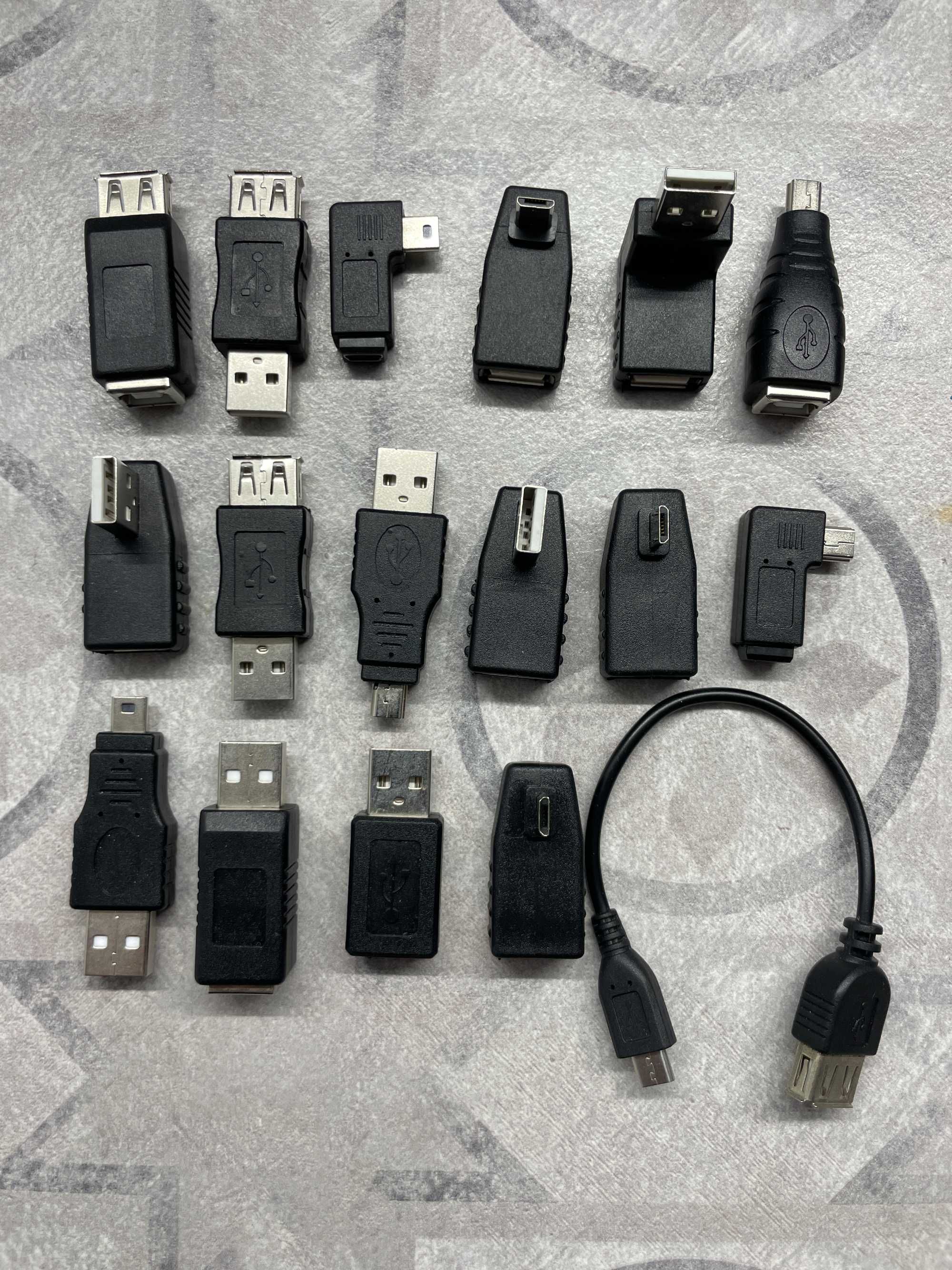 101 Перехідник адаптер конектор OTG ОТГ Lightning USB Type-C iPhone