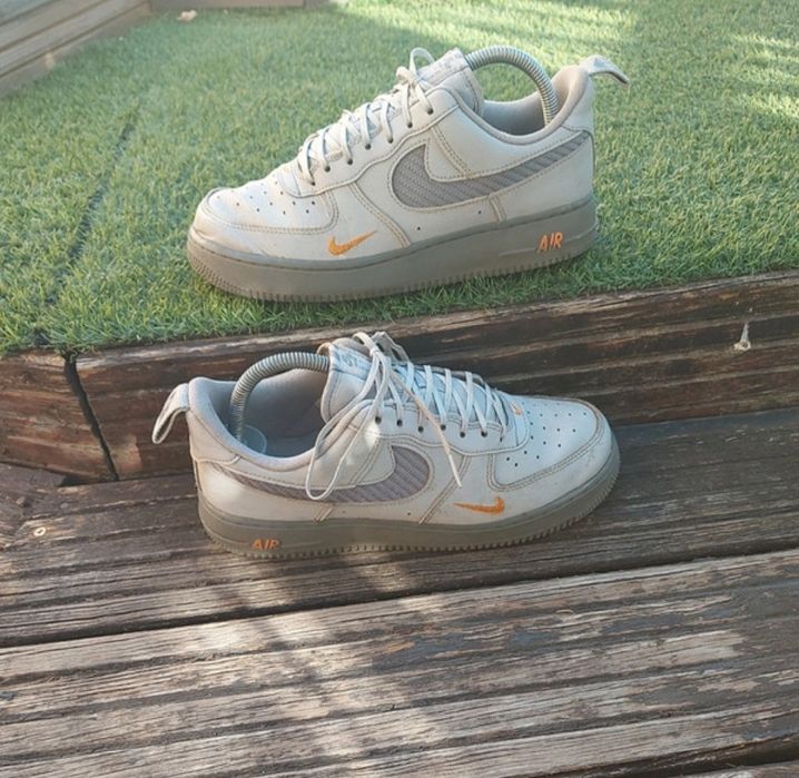Nike Air Force 1 '07 “Wolf Grey Kumquat”