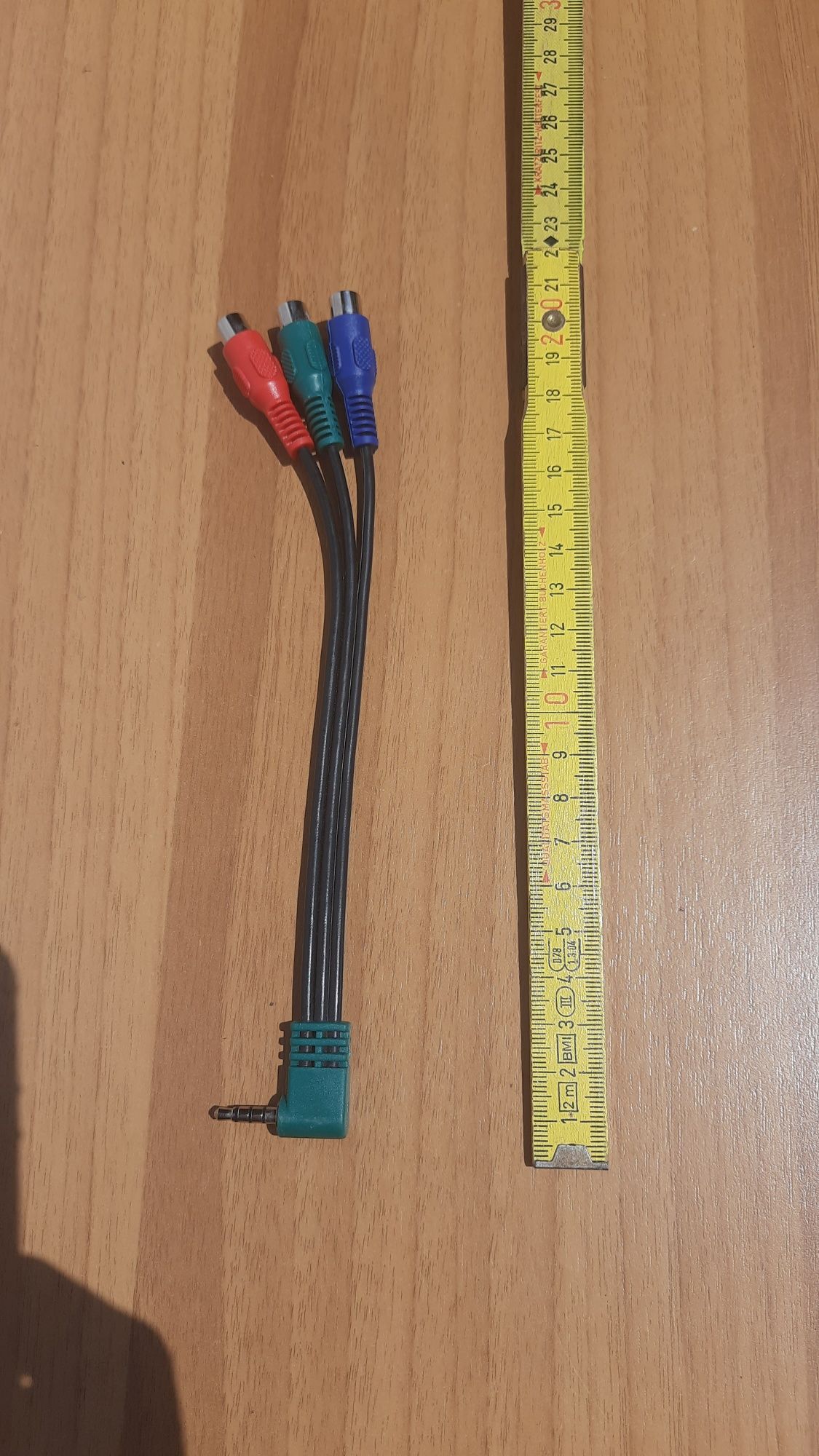 Оригінальний кабель перехідник 3xRCA-TRRS 4-pole 3,5 мм для телевізорі