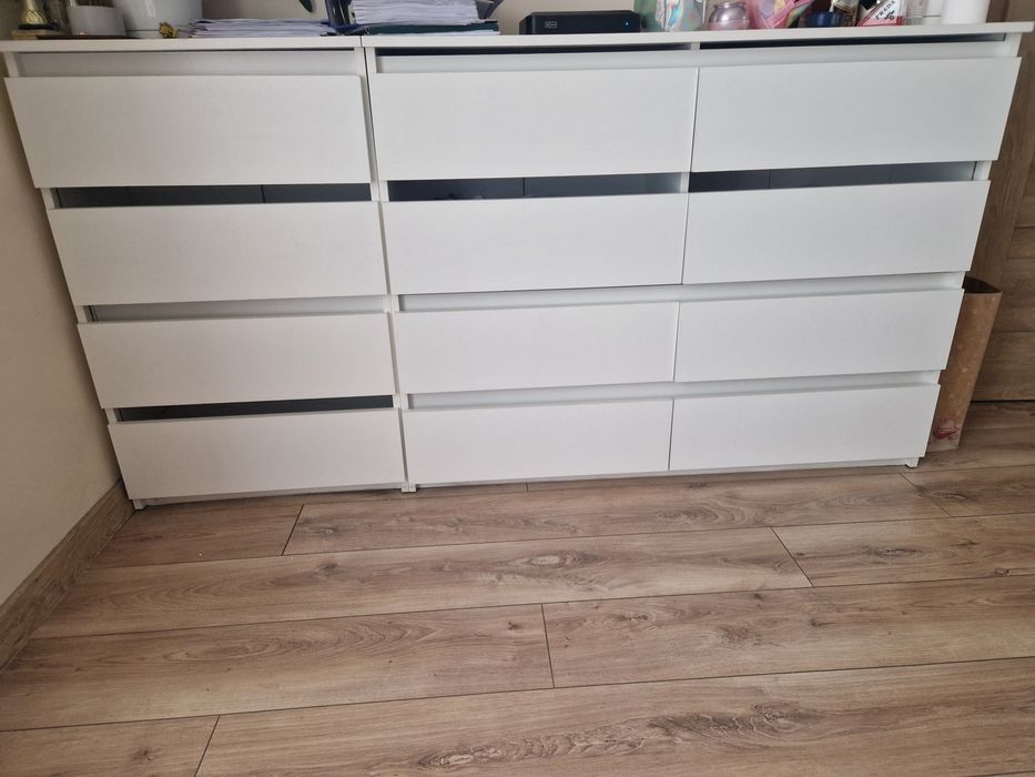 Biała komoda 2szt.