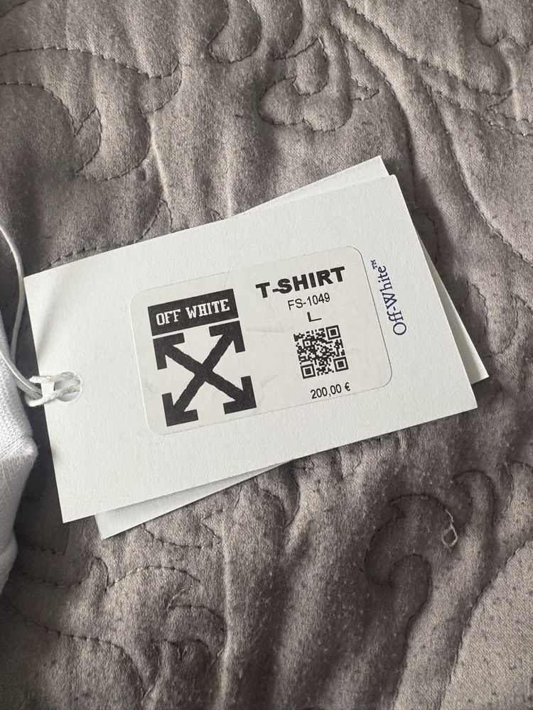 Biala koszulka off white x kaws