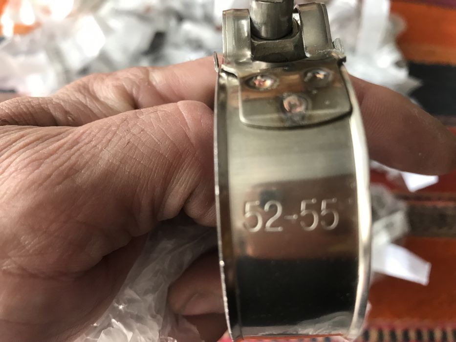 Bracadeiras tubagens auto 55mm