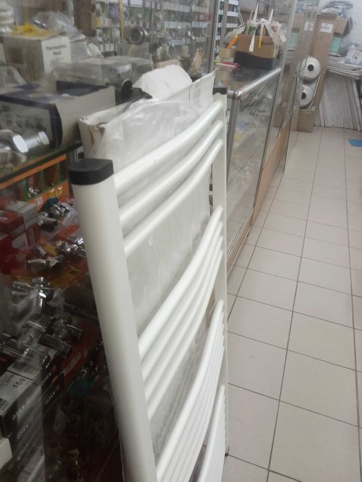 Рушникосушка водяна 60×120 см (біла) ПОШКОДЖЕНА