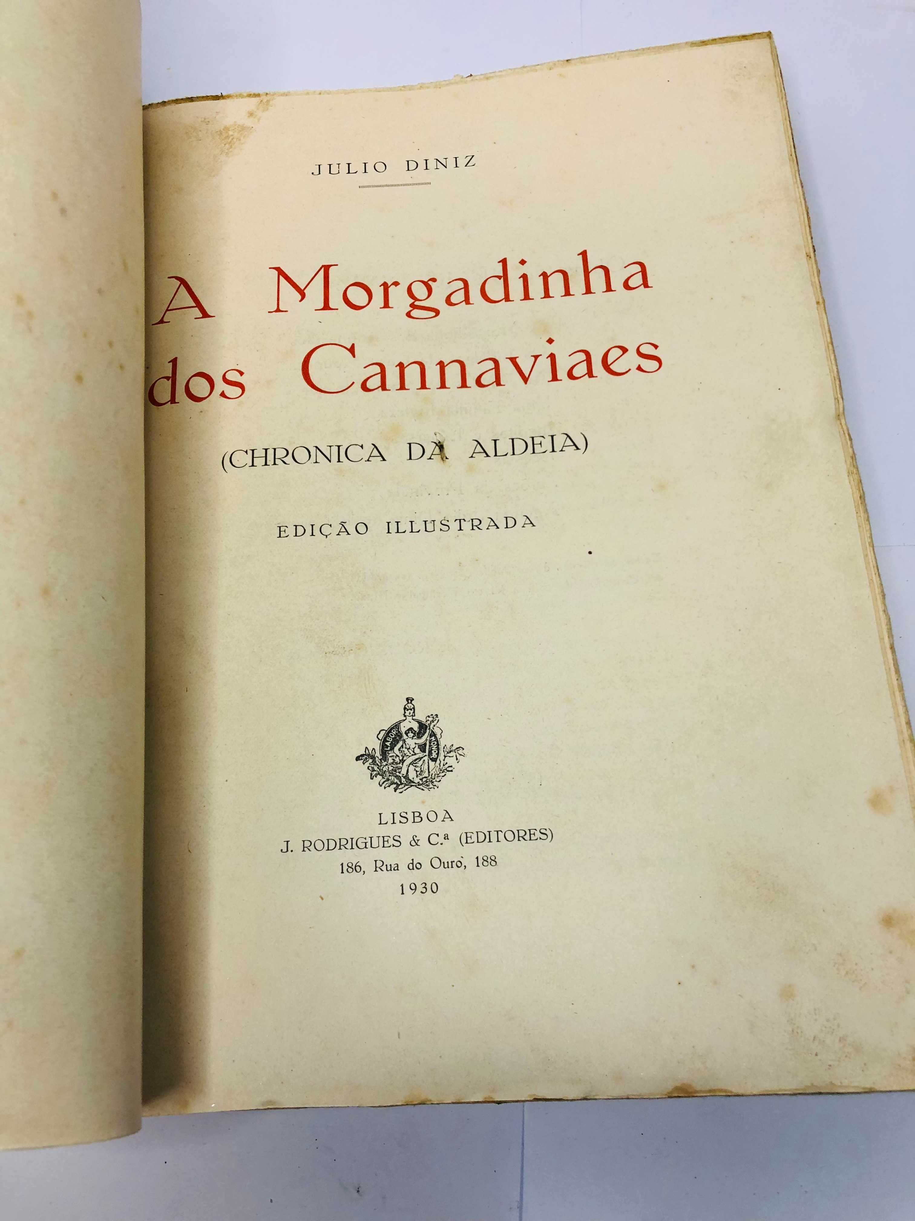 A MORGADINHA DOS CANNAVIAES - Julio Diniz [ED. 1930]